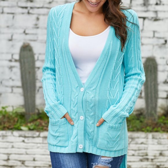 Cable Sweater Cardigan - Picture 2 of 5